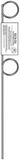 Hy-Ko Pigtail Sign Stake 15 in. x 19 in. Metal