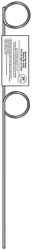 Hy-Ko Pigtail Sign Stake 15 in. x 19 in. Metal