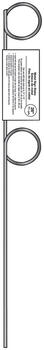 Hy-Ko Pigtail Sign Stake 15 in. x 19 in. Metal