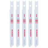 Milwaukee Bi-Metal U-Shank 3-5/8 in. Metal cutting Jig Saw Blade 5 pk 14 TPI