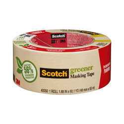 Scotch 60 yd. L x 1.88 in. W Tan Masking Tape Medium Strength 1 pk