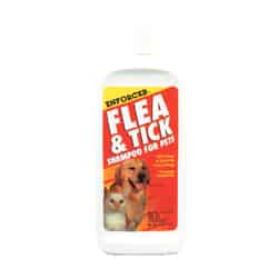 Enforcer Liquid Flea and Tick Shampoo Pyrethrins 16 oz. Cat and Dog