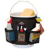 Bucket Boss Wash Boss 12 in. L x 12 in. W x 11-3/4 in. H Bucket Organizer 9 pocket Black