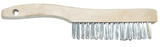 Allway 1-1/16 in. W X 10.25 in. L Stainless Steel Wire Brush