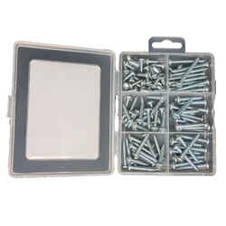 Ace Assorted Sizes x Assorted in. L Phillips Pan Head Steel Sheet Metal Screw Kit 94 pk