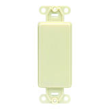 Leviton Ivory 1 gang Plastic GFCI/Rocker 1 pk Wall Plate