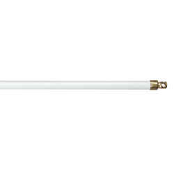 Kenney White Sash Rod 19 in. L