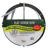 Cobra 1/2 in. Flat Steel Sewer Rod 50 ft.