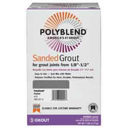 Custom Building Products Polyblend Indoor and Outdoor Pewter Grout 7 lb