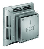 DuraVent 4 in. Dia. x 6-5/8 in. Dia. x 4 in. Dia. Stove Vent Horizontal Termination Cap Aluminum