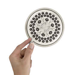 Waterpik PowerPulse Massage Brushed Nickel Seven settings Wallmount Showerhead 1.8 gpm