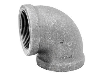 Anvil 2 in. FPT x 2 in. Dia. FPT Galvanized Malleable Iron Elbow