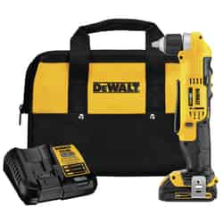 DeWalt 20 V 3/8 in. Brushed Cordless Right Angle Drill Kit (Battery & Charger)