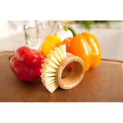 Full Circle The Ring 3.74 in. W Bamboo Vegetable Brush