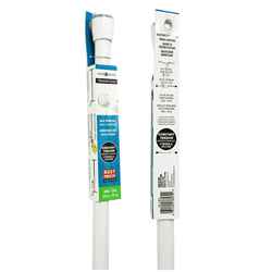 InterDesign Round Tension Rod 75 in. L White