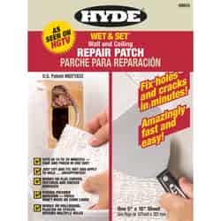 Hyde 0.8 ft. L X 5 in. W Composite White Wet & Set Wall and Ceiling Repair Patch