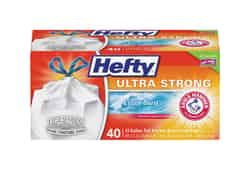 Hefty Ultra Strong 13 gal. Kitchen Trash Bags Drawstring 40 pk