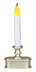 Xodus Innovations None Scent White Standard Holiday Candles 8.5 in. H