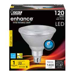 Feit Electric Enhance PAR38 E26 (Medium) LED Bulb Bright White 120 Watt Equivalence 1 pk