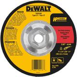 DeWalt High Performance 7 in. Dia. x 1/4 in. thick x 5/8 in. Aluminum Oxide Metal Grinding Whe