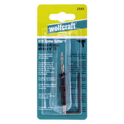 Wolfcraft 4.5 mm Dia. Tapered Screw Setter Steel Hex Shank 1 pc. 1/4 in.