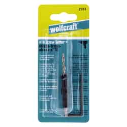 Wolfcraft 4.5 mm Dia. Tapered Screw Setter Steel Hex Shank 1 pc. 1/4 in.