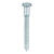 HILLMAN 1/2 in. x 4 in. L Hex Hot Dipped Galvanized Steel Lag Screw 25 pk