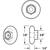 Prime-Line 7/8 in. D X 1/4 in. L Plastic/Steel Shower Door Roller 2 pk