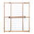 North States Gray 32 in. H x 29-1/2-50 in. W Wood Wire Mesh Gate