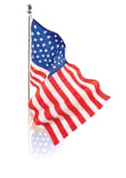 Valley Forge American 60 in. W x 36 in. H Flag Kit