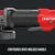 Craftsman 4 in. Corded Angle Grinder 12000 rpm Paddle with Lock-On Red