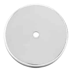 Master Magnetics .44 in. Ceramic Round Base Magnet 95 lb. pull 3.4 MGOe Silver 1 pc.