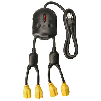 Woods Penta Power 14/3 125 volts 4 ft. L Power Adapter