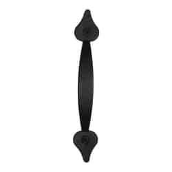 Acorn Rustic Traditional Spear Pull Cabinet Pull 1 in. Dia. Iron Black Black 1 pk