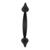 Acorn Rustic Traditional Spear Pull Cabinet Pull 1 in. Dia. Iron Black Black 1 pk