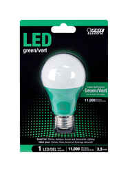 Feit Electric A19 E26 (Medium) LED Bulb Green 30 Watt Equivalence 1 pk