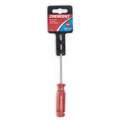 Crescent 4 in. Slotted 1/8 in. Screwdriver Metal Red 1 pc.