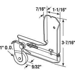 Prime-Line Mill Nylon/Steel Roller Assembly 1 pk