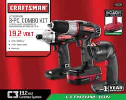 Craftsman Ratcheting Cordless 2 tool Drill and Driver Kit