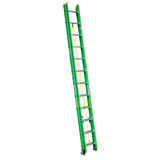 Werner 24 ft. H X 17.75 in. W Fiberglass Extension Ladder Type II 225 lb