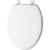 Mayfair Elongated White Molded Wood Toilet Seat