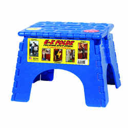B and R 9 in. H 300 lb. 1 Folding Step Stool Resin