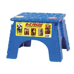 B and R 9 in. H 300 lb. 1 Folding Step Stool Resin