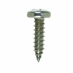 HILLMAN 12 x 3/4 in. L Stainless Steel Sheet Metal Screws 100 per box Pan Head Phillips