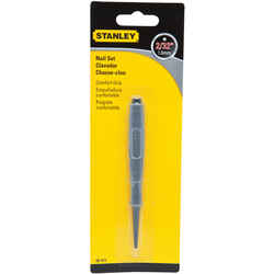Stanley 5 in. L Nail Set 1 pc. Silver Steel