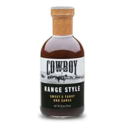 Cowboy Range Style Sweet and Tangy BBQ Sauce 18 oz.