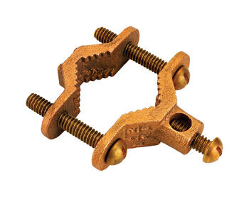 Home-Flex 1/2 in. to 3/4 in. Brass Bonding Clamp