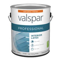 Valspar Professional Semi-Gloss Basic White Paint Interior 1 gal