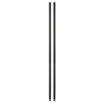 Honey Can Do 1 in. D x 1 in. W x 72 in. H Steel Shelf Pole with Leg Levelers