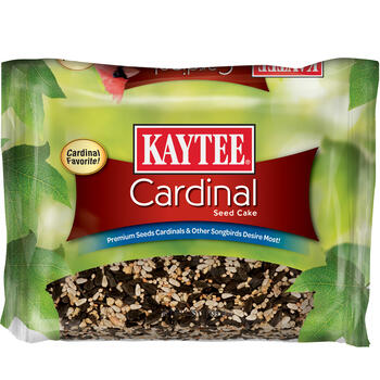 Kaytee Cardinal Wild Bird Seed Cake Sunflower Seeds 1.85 lb.